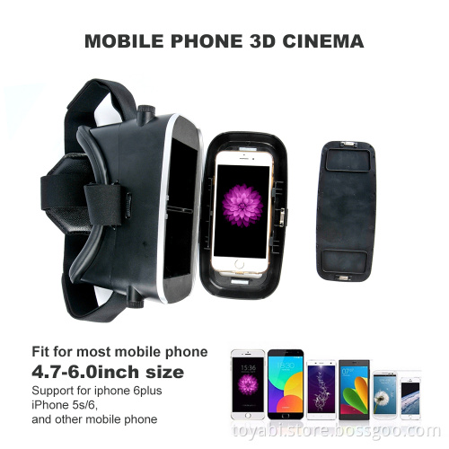 VR BOX Virtual Reality 3D Glasses for iphone Android 3.7 - 6.0" phone